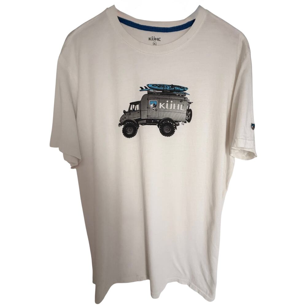 KÜHL T-Shirt Men's Extra Large White Organic Cotton Organic cotton Graphic